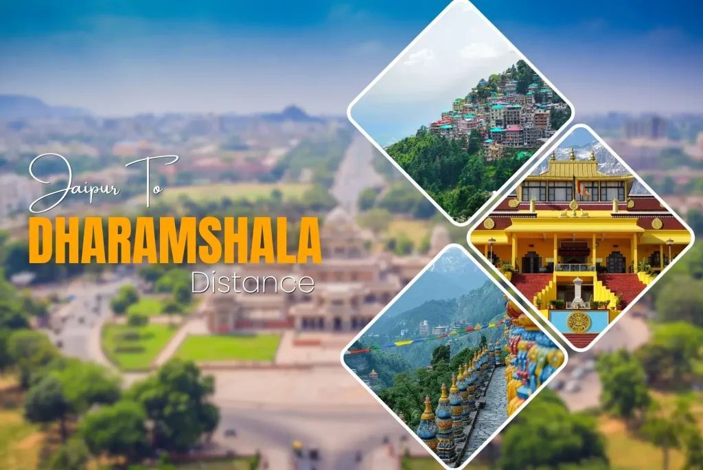 Jaipur to Dharamshala Distance