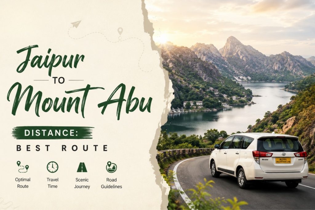 Jaipur to Mount Abu distance